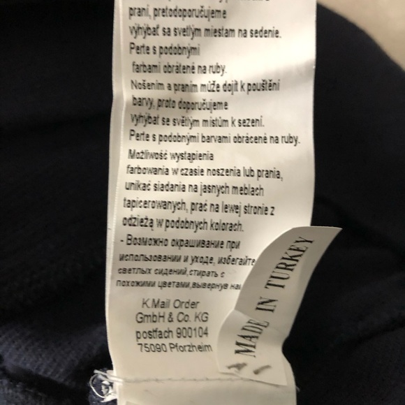 Practical Very Big Sizes M+ Brand Midnight Blue full front fly zipper stretch - Picture 6 of 6